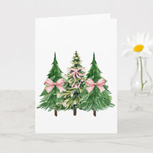 Coquette Weihnachtsbaum, Brustkrebs-BewusstseinCo Karte