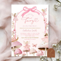 Coquette Weiß und Rosa Mushroom Babydusche