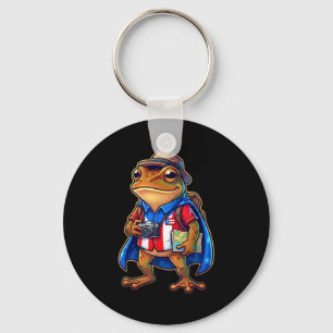 Coqui-Frosch Puerto Rico puerto-ricanische Flagge Schlüsselanhänger