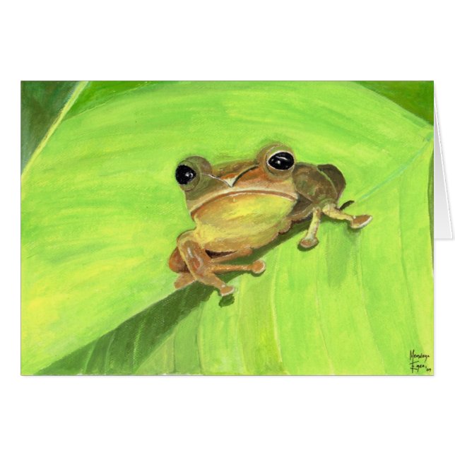 Coquí Karte (Vorderseite (Horizontal))