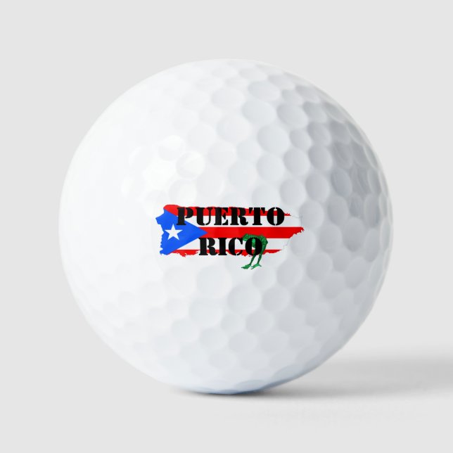 Coqui Puerto Rico Island Golf Ball (Vorderseite)