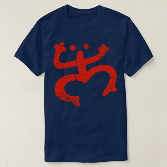 Coqui Puerto Rico Rotes Design T-Shirt (Design vorne)