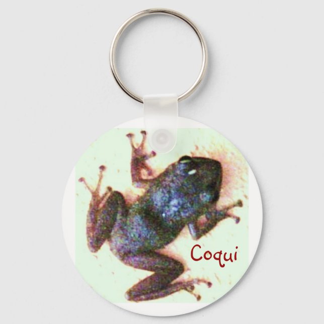 Coqui-Schlüsselring Schlüsselanhänger (Vorderseite)