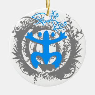 Coqui Taino Puerto Rico Keramikornament