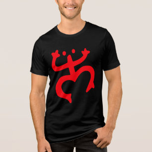 Coqui Taino Puerto Rico Symbol Tri-Blend Shirt