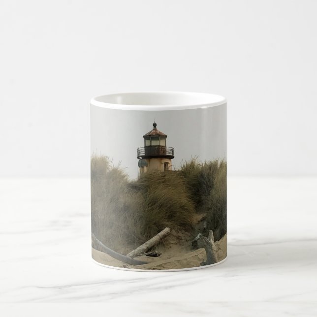 Coquille River Lighthouse, OR Kaffeetasse (Mittel)