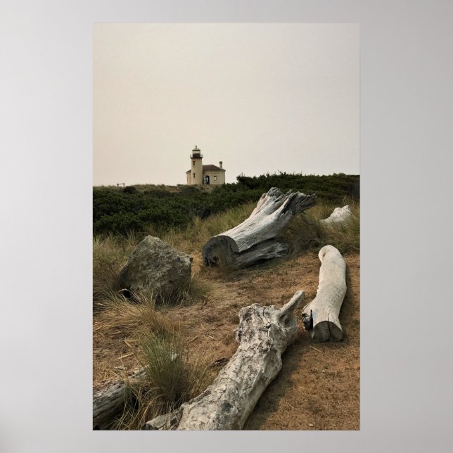 Coquille River Lighthouse, OR Poster (Vorne)