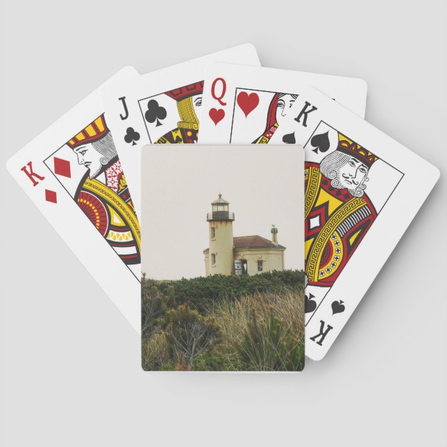 Coquille River Lighthouse, OR Spielkarten (Rückseite)