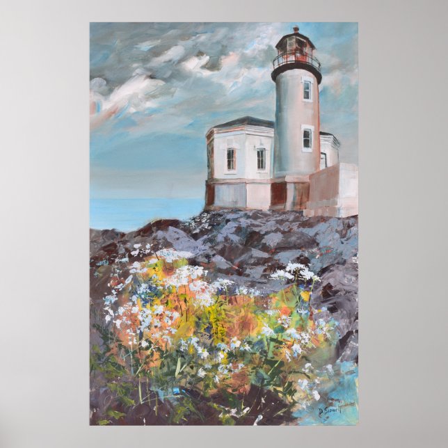 Coquille River Lighthouse Poster (Vorne)