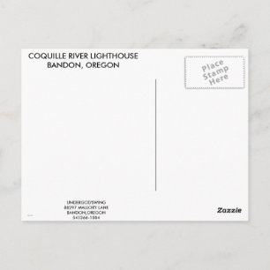 Coquille River Lighthouse Postkarte