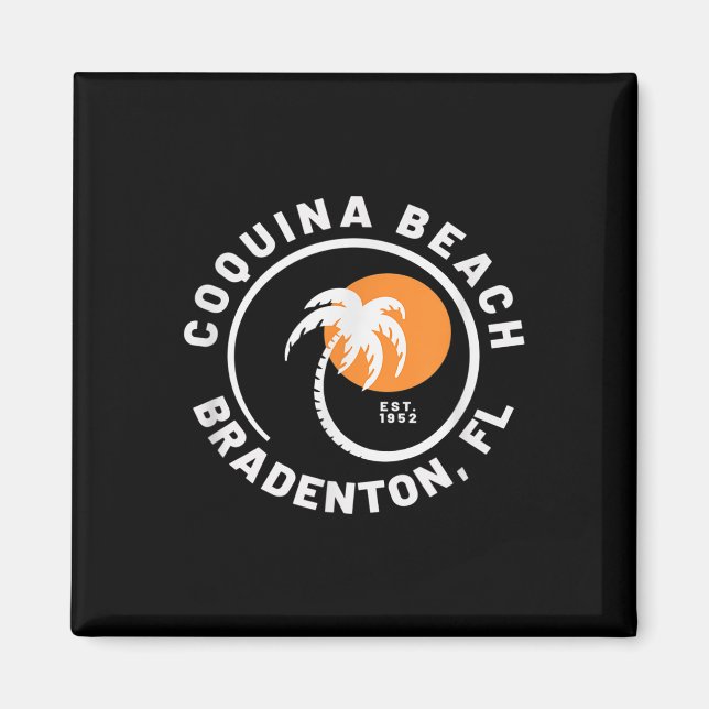 Coquina Beach Bradenton Fl Magnet (Vorne)