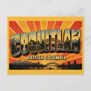 Coquitlam BC Outdoor City Postkarte