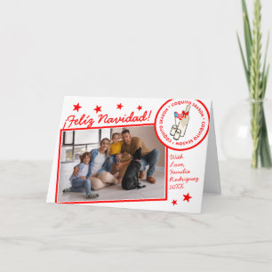 Coquito-Saison Benutzerdefinierter Text Foto Karte