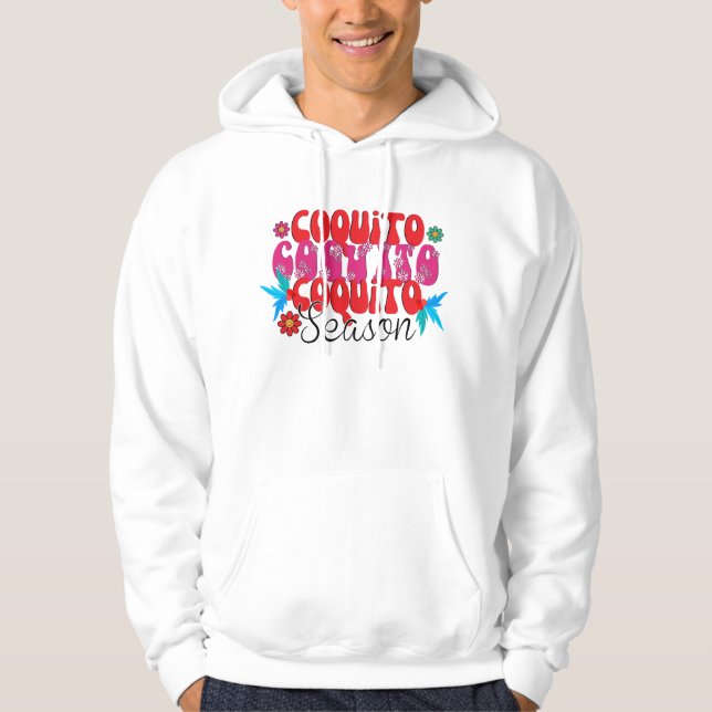 Coquito-Saison, nationaler Coquito-Tag Hoodie (Vorderseite)