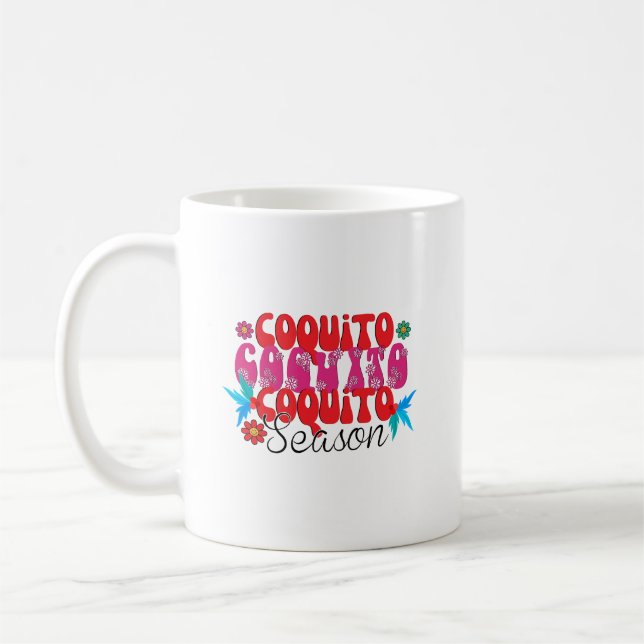 Coquito-Saison, nationaler Coquito-Tag Kaffeetasse (Links)