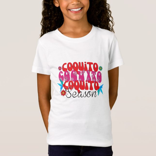 Coquito-Saison, nationaler Coquito-Tag T-Shirt (Vorderseite)