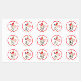 Coquito Season Bottle Label Personalize Text Etiketten