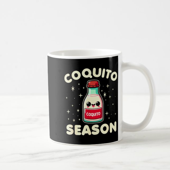 Coquito Season - Puerto Rican Coquito Christmas  Kaffeetasse (Rechts)