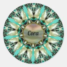 CORA ~ Helles Abstraktes Muster ~ Personalisiert