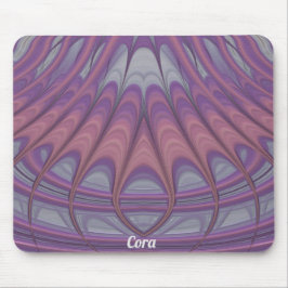 CORA ~ Pink Lavendel und Lila Design Mousepad