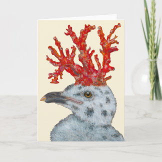 Cora the gull chick card karte