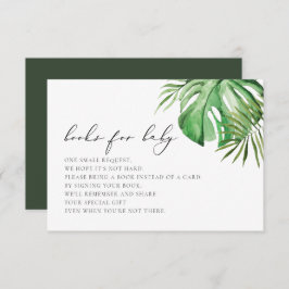 CORA Tropical Beach Palm Bücher für Kinderkarte Einladung