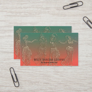 Coral Aquamarin Bly Dancing Lessings Tanz Visitenkarte