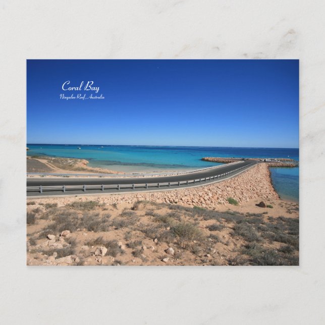 Coral Bay, Ningaloo Reef - Postcard Postkarte (Vorderseite)