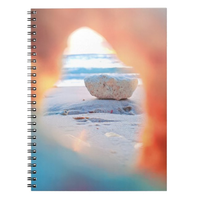 Coral Beach View Notebook Notizblock (Vorderseite)