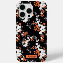 Coral Blossom Elegance Personalisiertes TelefonCas