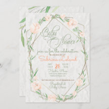 Coral Blume Grünpflanzen Terrarium Babydusche