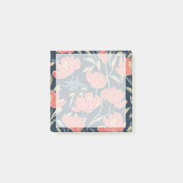 Coral Breeze Floral Post-it Klebezettel