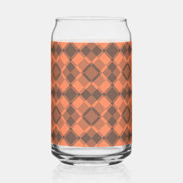Coral Brown Checker Argyle Pattern Dosenglas