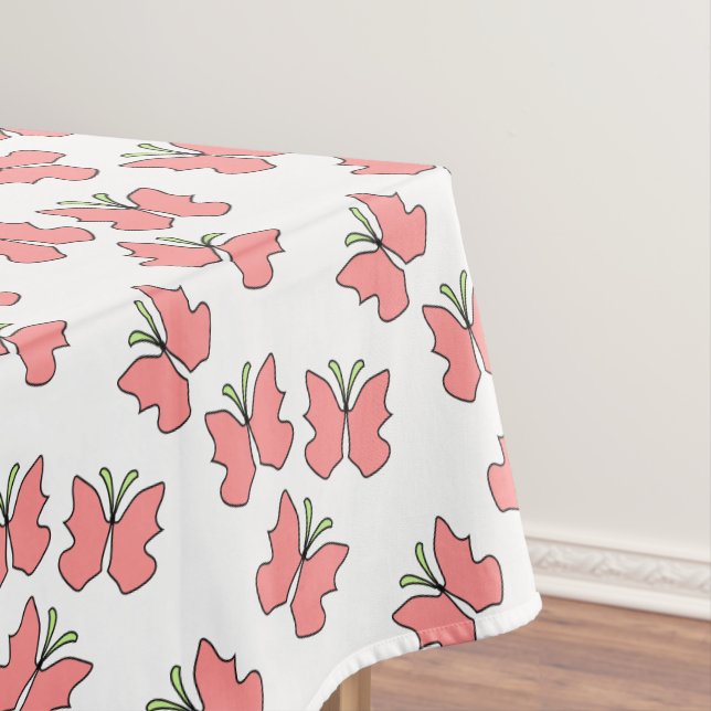 Coral Butterfly Tischdecke (Beispiel)