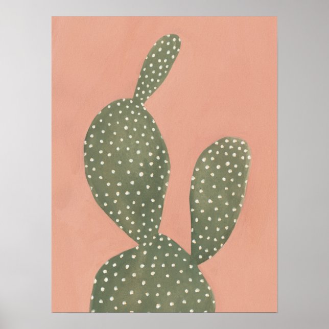 Coral Cacti Poster (Vorne)
