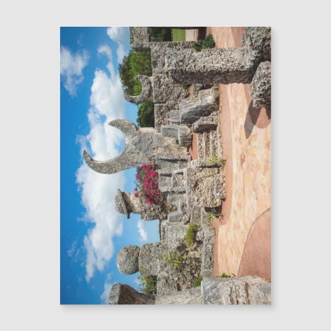 Coral Castle Flexible Magnet (Vorderseite)