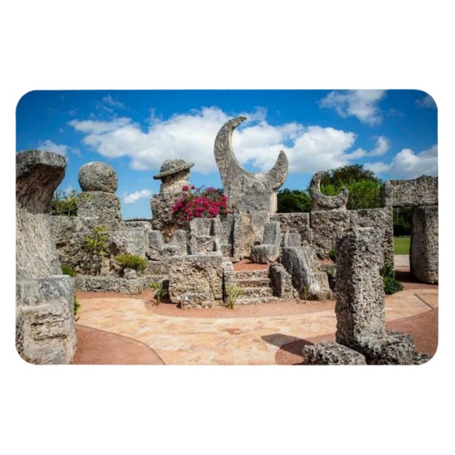 Coral Castle Flexible Magnet (Horizontal)