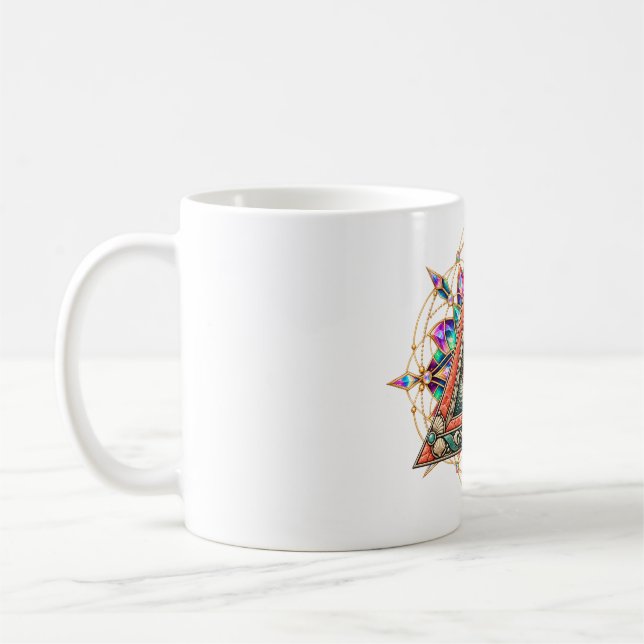 Coral Compass Eye Kaffeetasse (Links)
