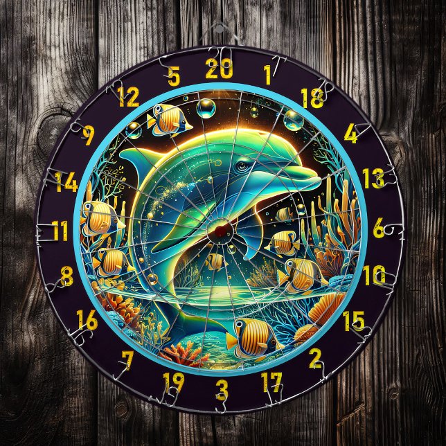 Coral Cove Dolphin Dartboard Adventure Dartscheibe (Von Creator hochgeladen)