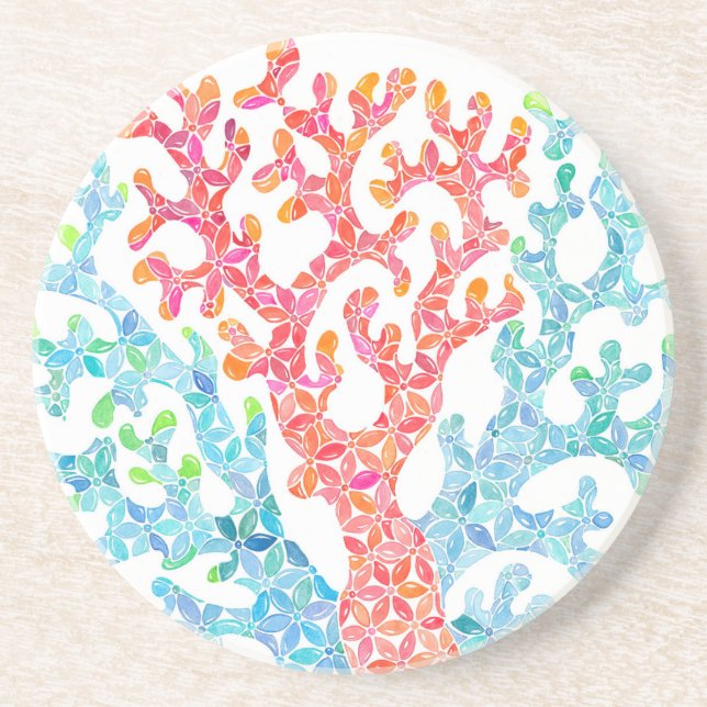 Coral Design Untersetzer (Vorne)