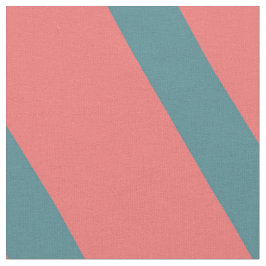Coral Diagonal Streifen Stoff