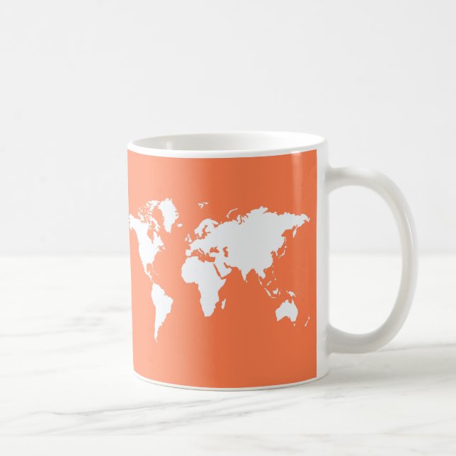 Coral Elegante World Tasse (Rechts)