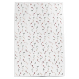 Coral Floral Geschenktasche Mittlere Geschenktüte