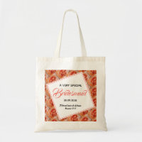 Coral Floral Wedding Christlich Bridesmaid