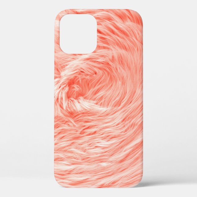 Coral Fluffy Fur: Trend 2019. Case-Mate iPhone Hülle (Rückseite)