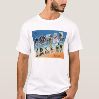 Coral Gables, Vintager landschaftlicher T-Shirt