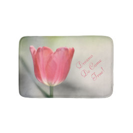 Coral Garden Tulip Foto Badematte