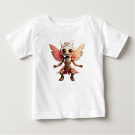 Coral Gold Süßer Tanzroboter Pixie Baby T-shirt