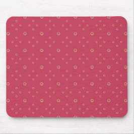 Coral | Golden Zinnia Sun Mousepad