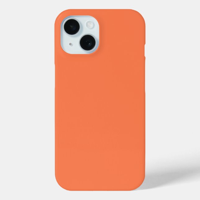 Coral iPhone 15 Fall Case-Mate iPhone Hülle (Rückseite)